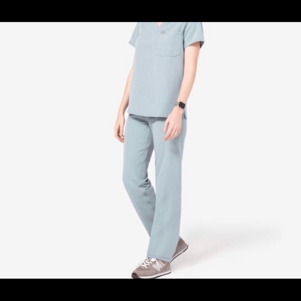 Figs Scubs XXS Dusty Blue Pants